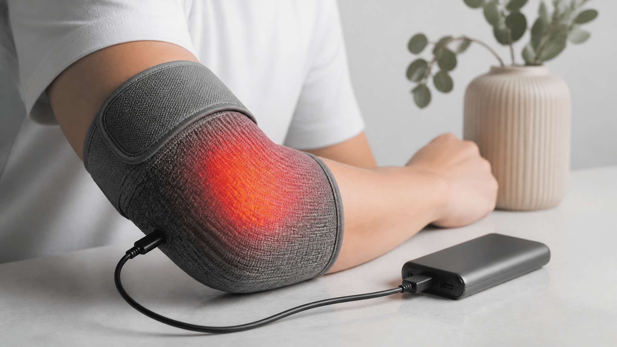 Tidesmit Heated Elbow Massager: 5V Thermal Relief Brace Explained