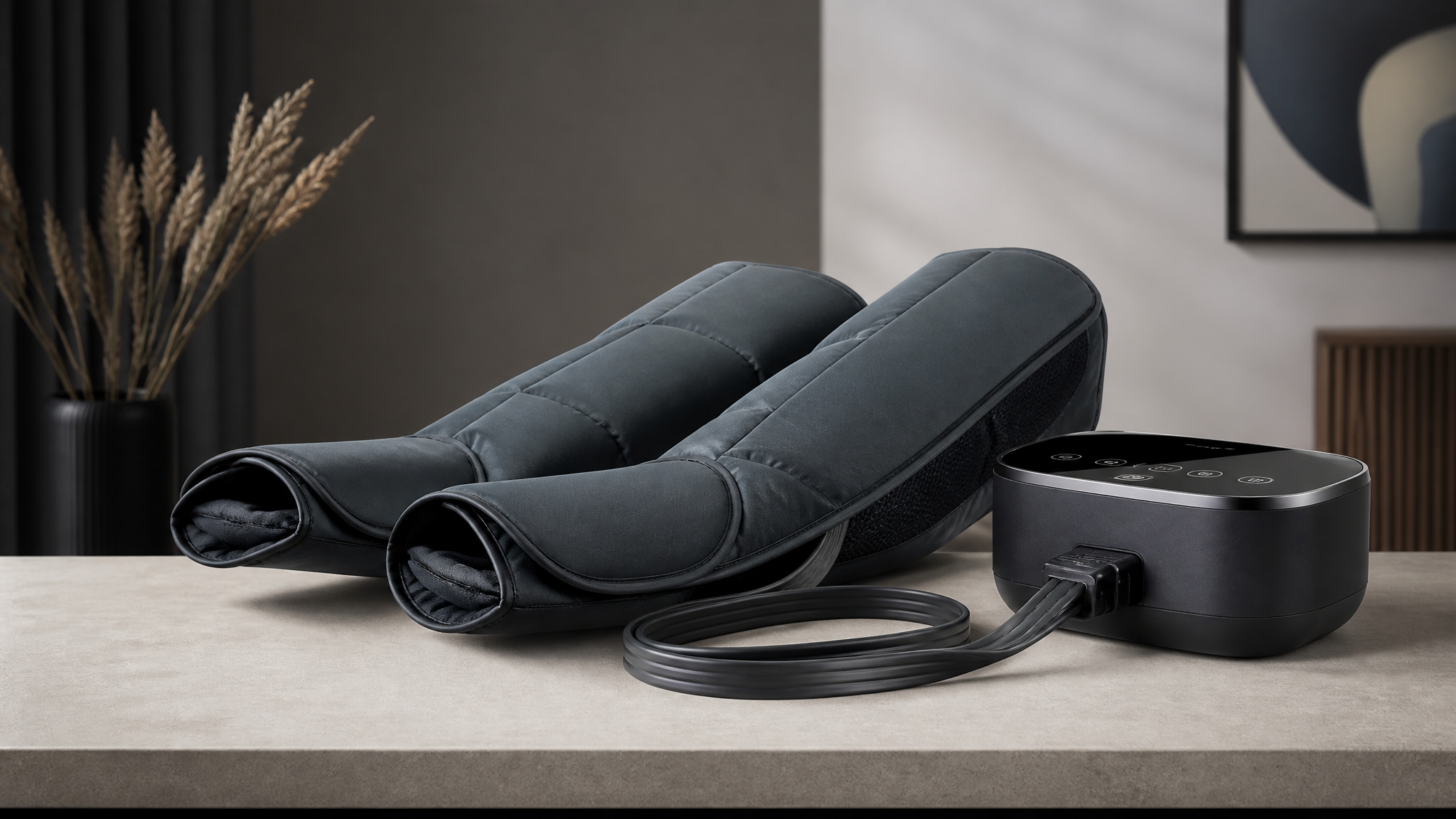 Tidesmit Leg Compression Massager with Heat Review: 3 Intensity Levels