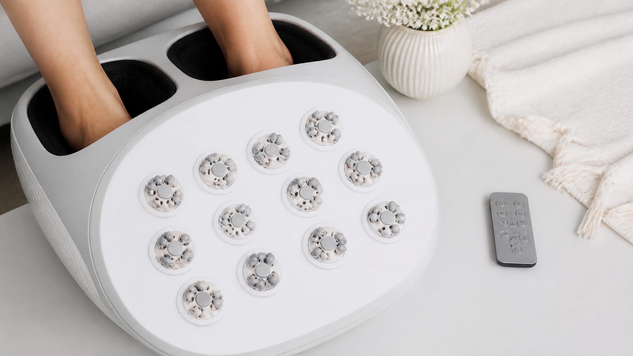 Tidesmit Shiatsu Foot Massager: 12 Deep Tissue Nodes Explained
