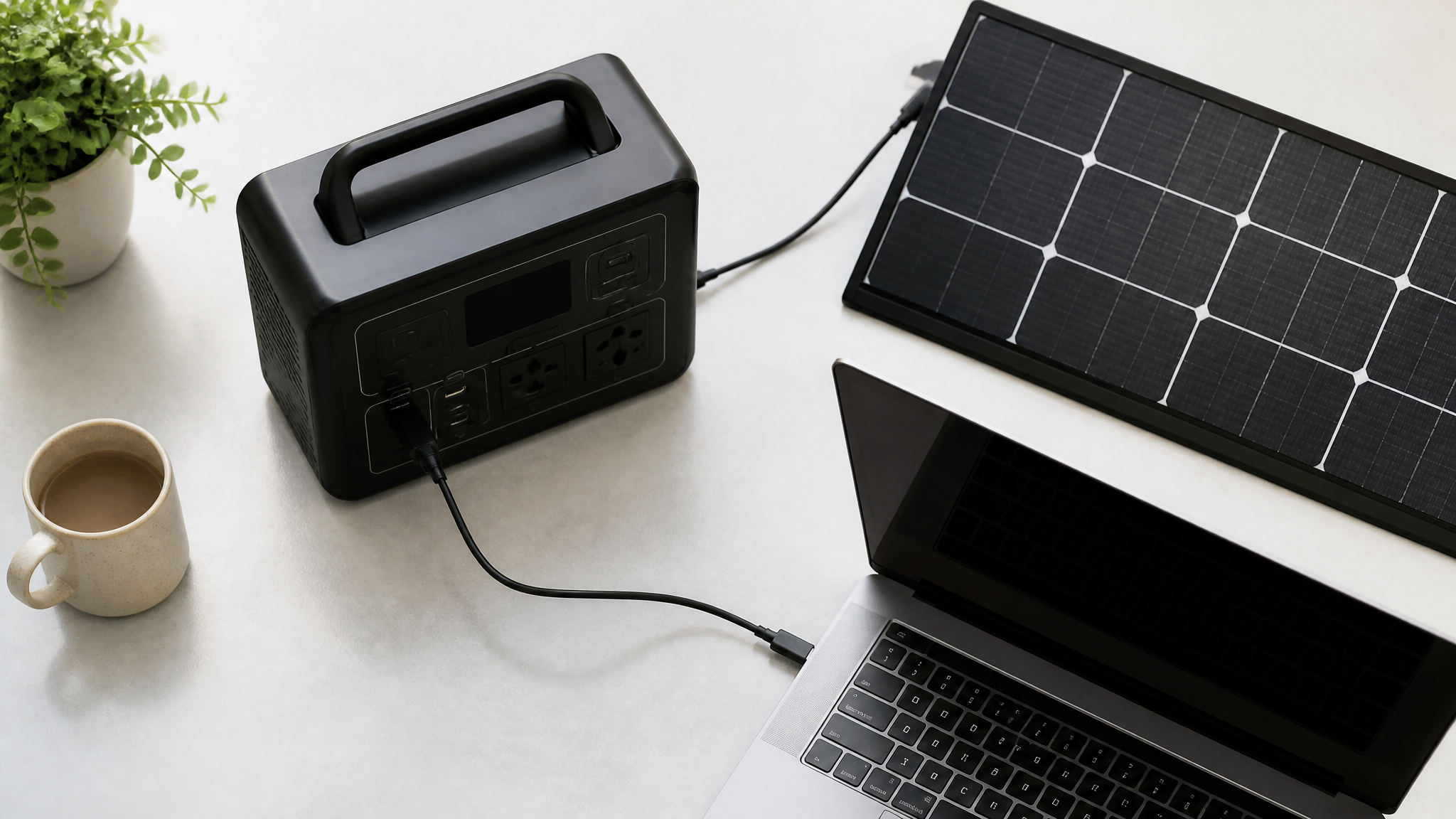 How Portable Solar Generators Work for Digital Nomads