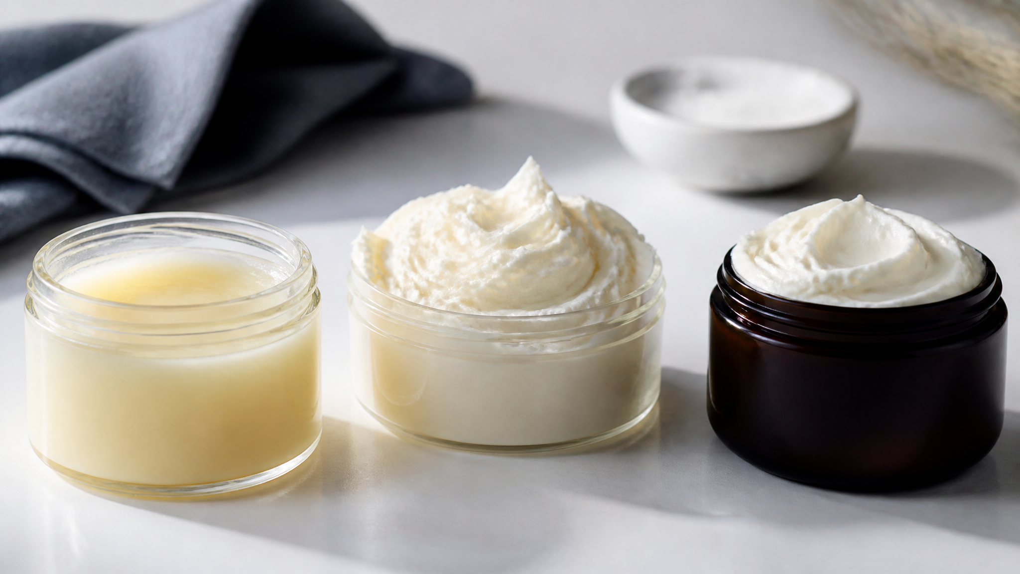 Tallow Moisturizers: Balms vs Butters vs Creams Compared