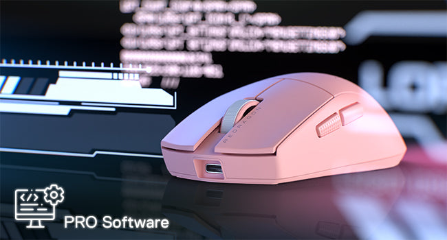 Redragon M916 PRO 3-Mode Wireless Gaming Mouse, 49G Ultra-Light 26K DPI Gamer Mouse