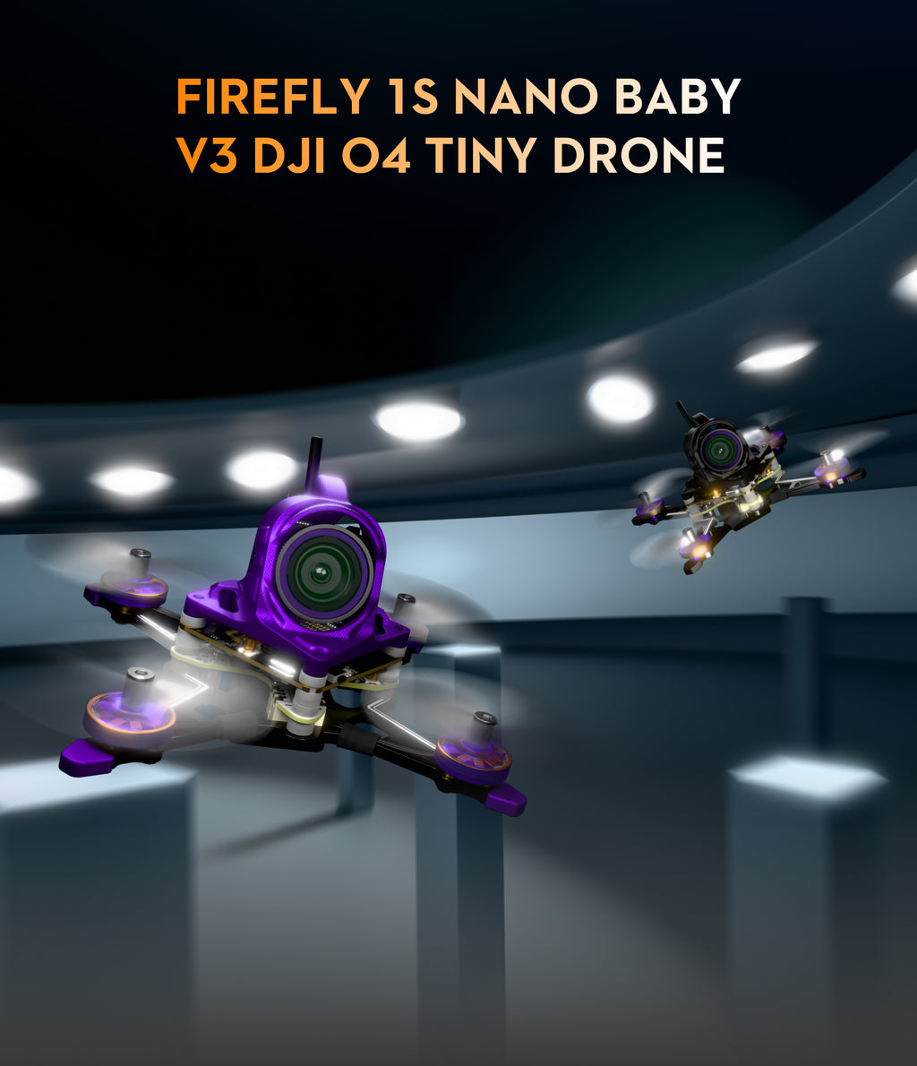Tiny Whoop 1S O4 FPV Camera Drone with ELRS 2.4g System Tidesmit