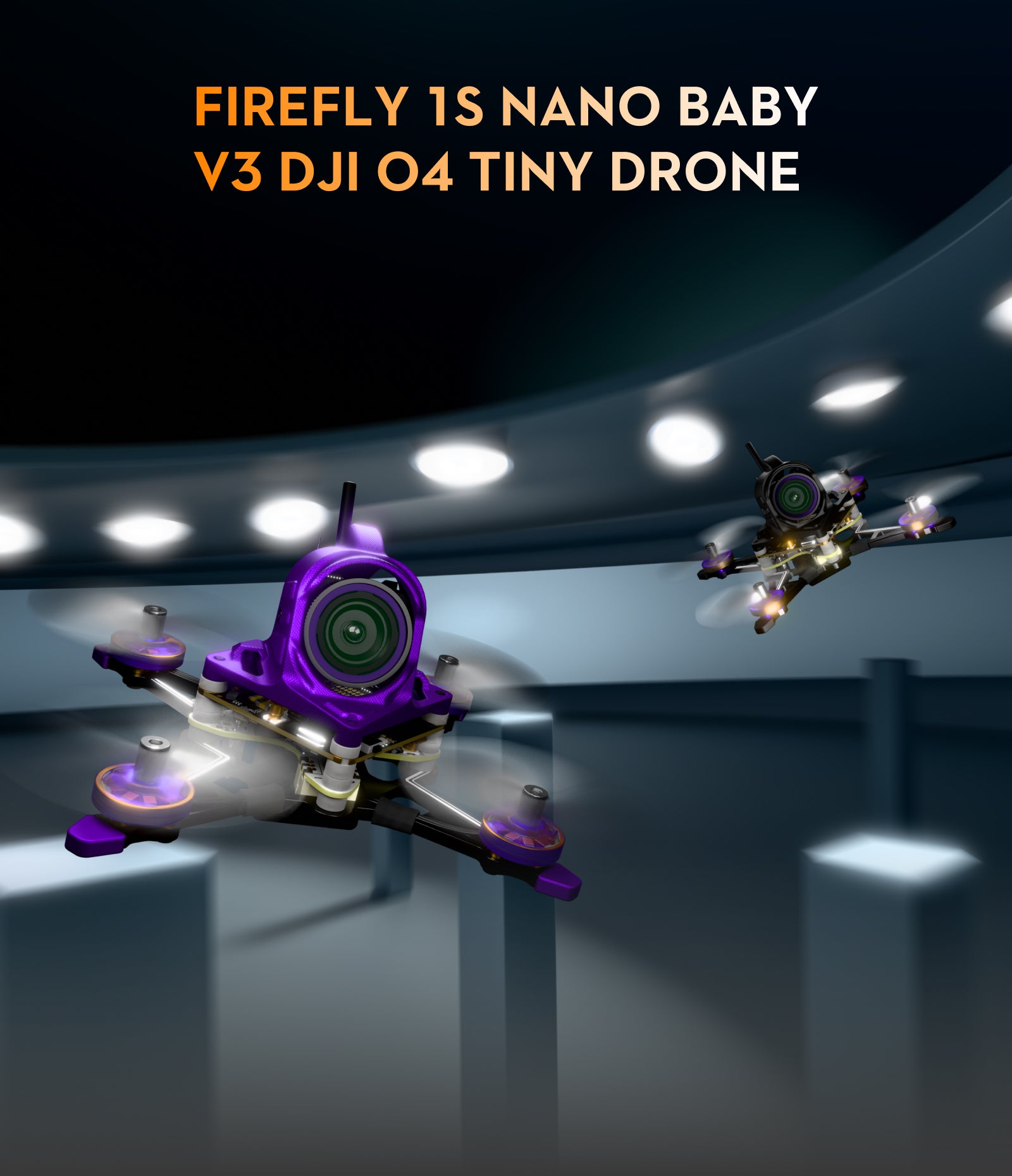 Tiny Whoop 1S O4 FPV Camera Drone with ELRS 2.4g System Tidesmit