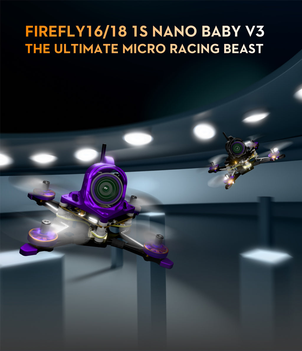 Flywoo Firefly Nano Tiny Drone 1S ELRS - Precision FPV Flight Control Tidesmit