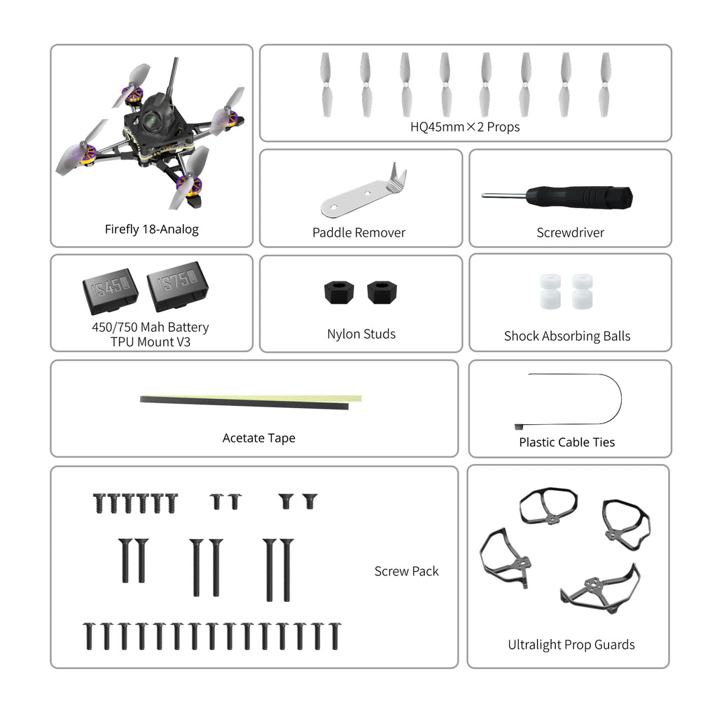 Flywoo Firefly Nano Tiny Drone 1S ELRS - Precision FPV Flight Control Tidesmit