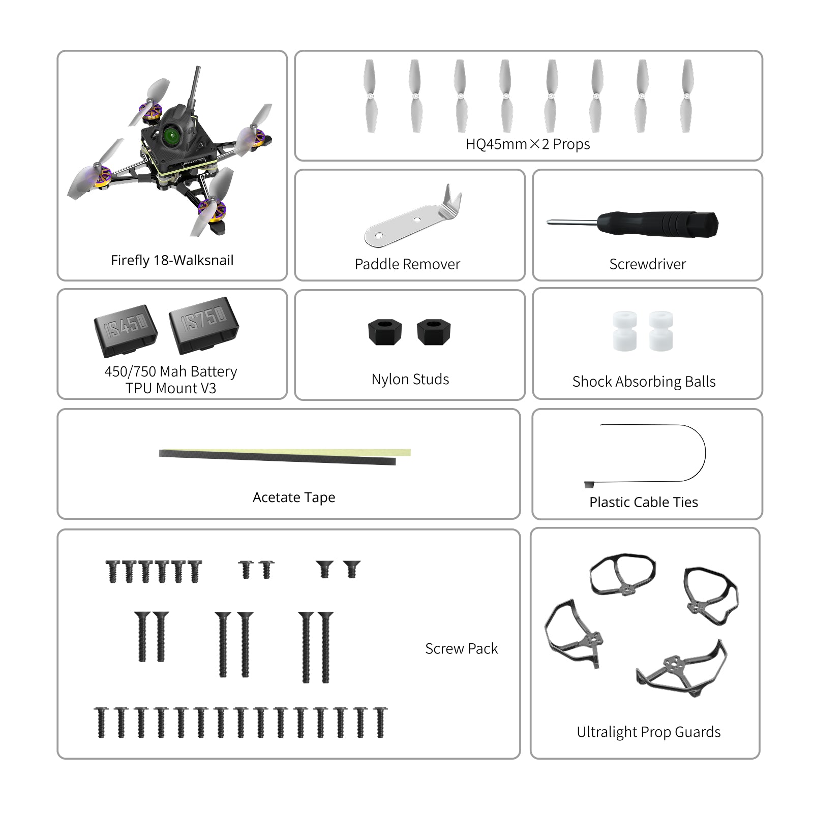 Flywoo Firefly 1S Nano FPV Drone | Walksnail Digital Nano Camera Tidesmit