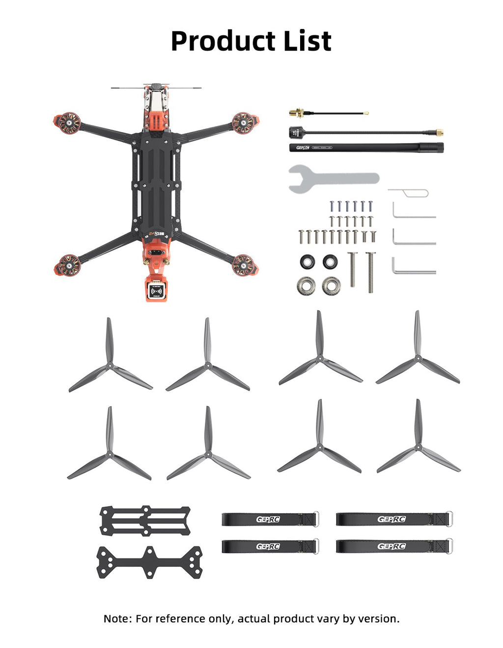 GEPRC MOZ7 V2 7-Inch Long Range FPV Drone - Reliable GPS Cinematic Kit Tidesmit