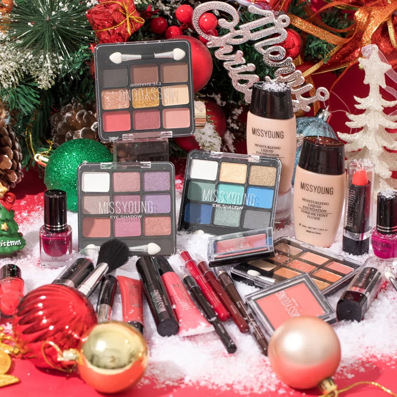 Professional Makeup Kit Silvery - Salon-Quality Beauty Set Professional Makeup Kits Tidesmit