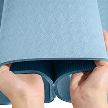 Good Nite Foldable Yoga Mat - TPE Non-Slip 183x61cm for Gym, Pilates & Travel, 0.6cm Thick