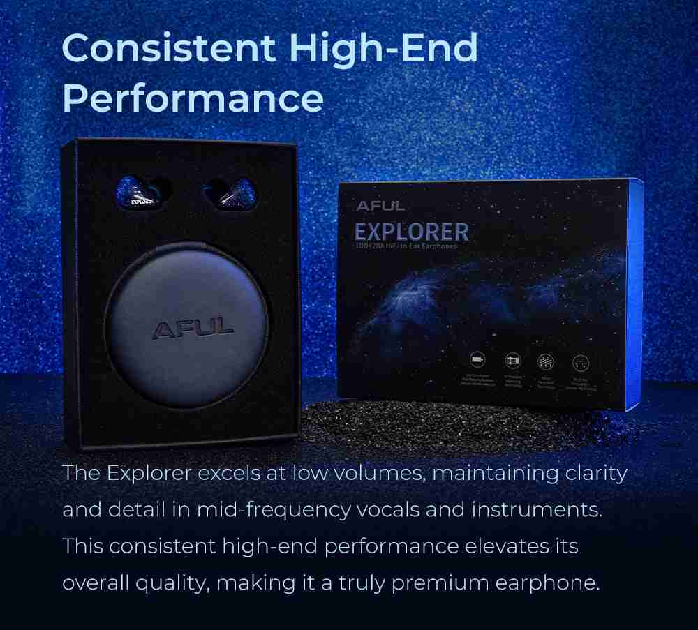 AFUL Explorer Hybrid In-Ear Monitors | 1DD+2BA HiFi Audio Performance Tidesmit
