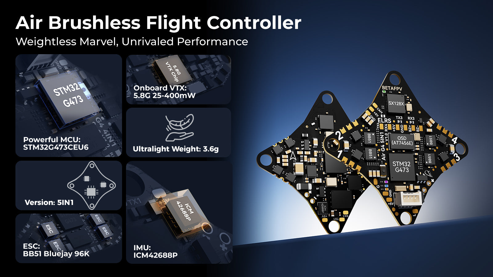 BETAFPV Air65 Brushless Whoop Drone - Lightweight FPV Racing Performance Tidesmit