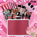 Professional Makeup Kit: 10-Piece Long-Lasting Beauty Set - Pink & Silvery Professional Makeup Kits Pink Tidesmit