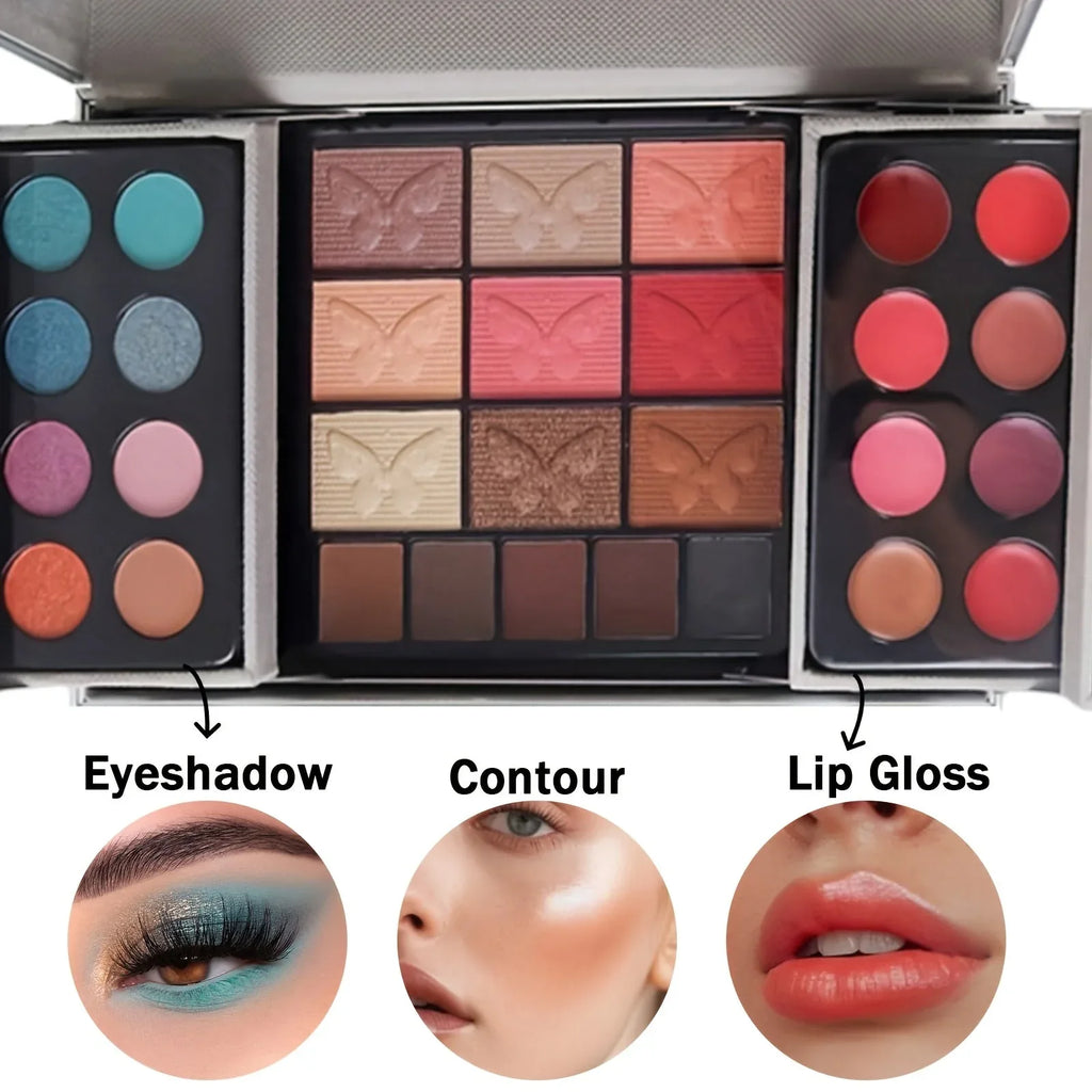 Professional Makeup Kit: Salon-Quality Full Face Beauty Set by Tidesmit Professional Makeup Kits Tidesmit