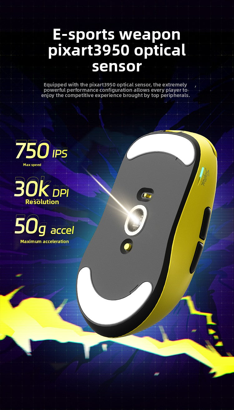 Scyrox V8/V8S Gaming Mouse Wireless 36g Lightweight 8K Polling PAW3950 Sensor Ergonomic FPS Esports Peripheral PC Mouse