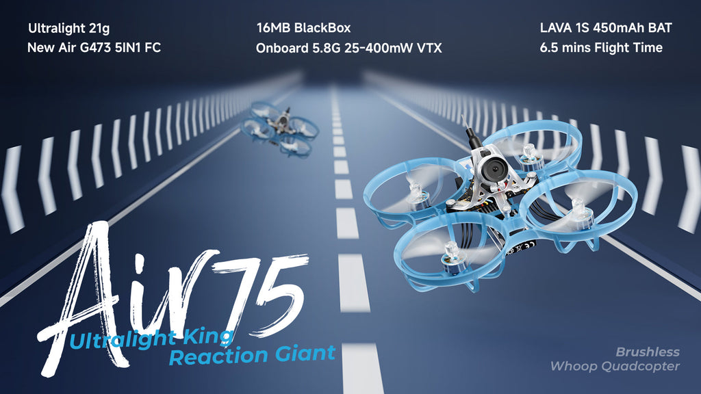 BETAFPV Air75 Brushless Whoop Drone | ELRS 2.4G High-Performance FPV Tidesmit