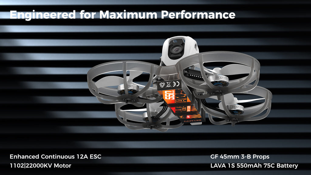 Meteor75 Pro O4 Brushless Whoop Drone with DJI O4 HD FPV System Tidesmit