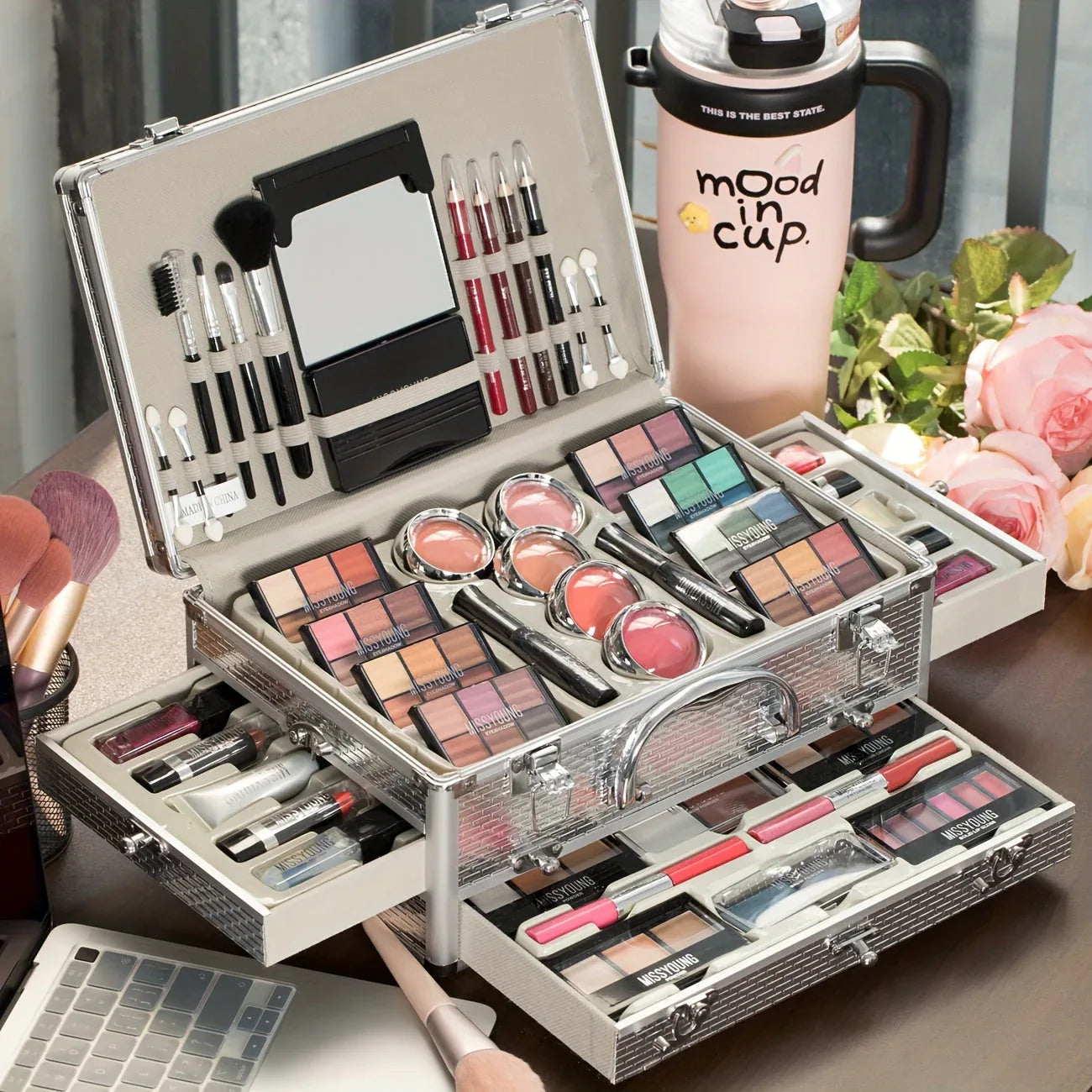 Professional Makeup Kit 106-Piece Set - Salon-Quality Face Artistry Professional Makeup Kits Tidesmit