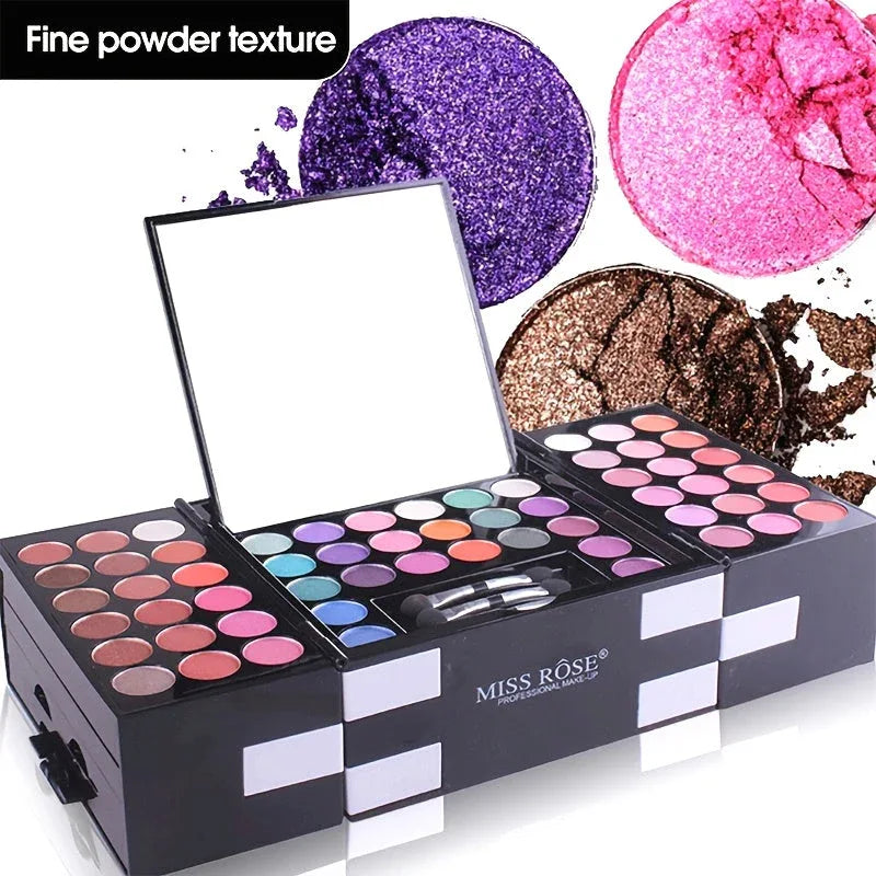 Professional Makeup Kit – 142 Color Eyeshadow and Blush Palette Professional Makeup Kits Tidesmit