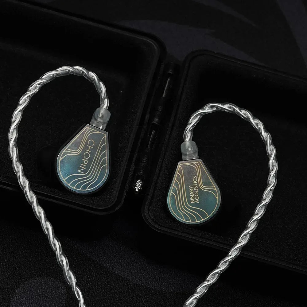 Binary Gizaudio Chopin IEMs | 1DD+3BA Hybrid HiFi Earphones | Tidesmit New Chopin-4.4mm Tidesmit