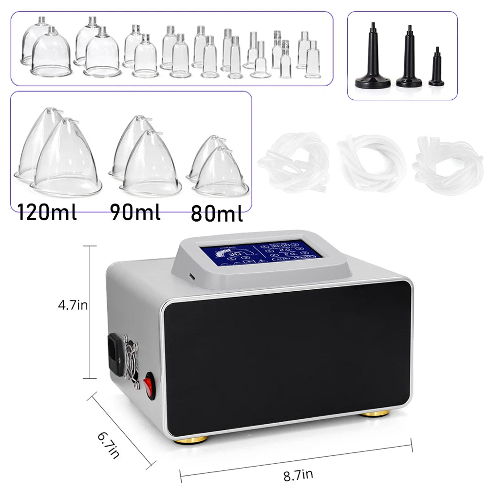 Vacuum Therapy Machine for Breast Enhancement & Body Contouring (EU Stock) Body Shaping Massage Equipment Tidesmit