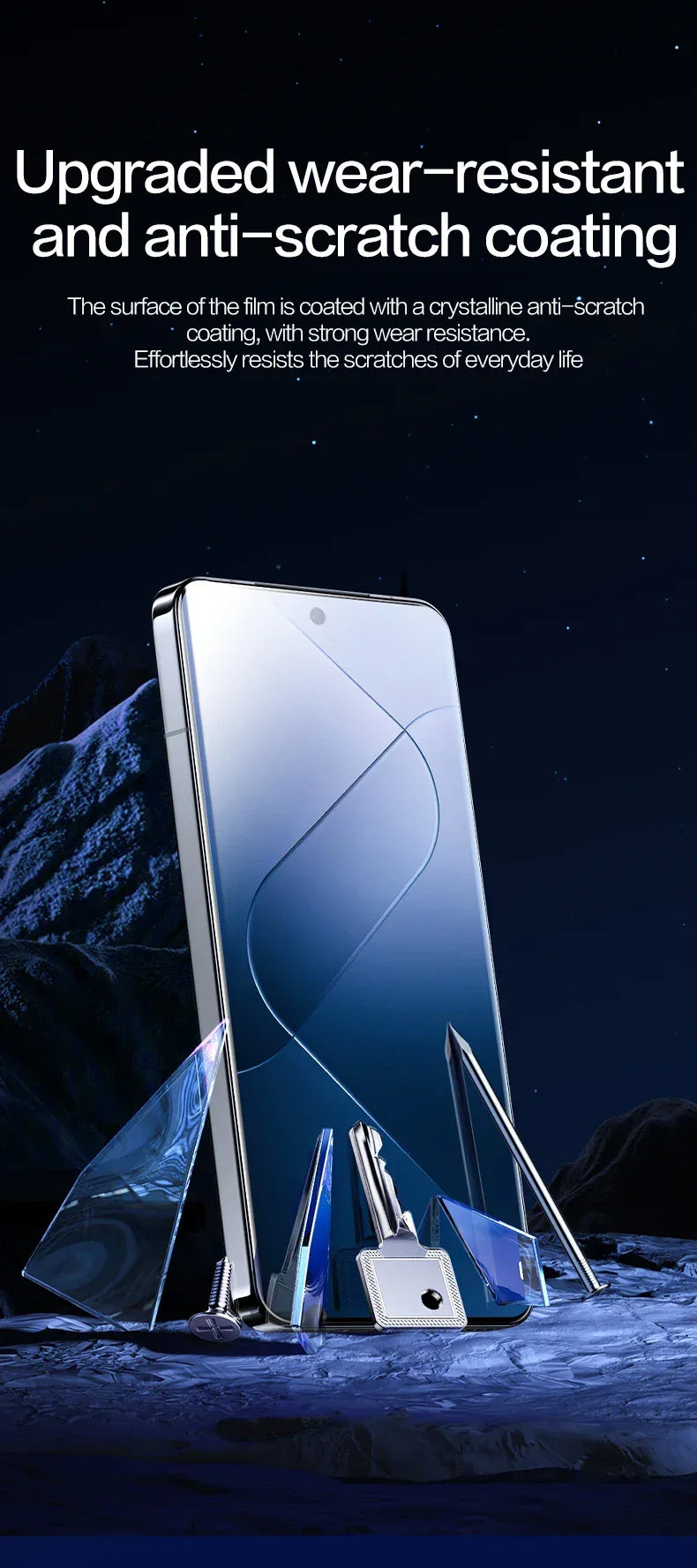 Vivo X200 Pro Screen Protector | 9H Hardness Anti-Fingerprint Film Tidesmit