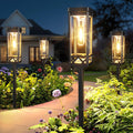 Solar Pathway Lights Outside Waterproof Walkway Light Solar Powered Landscape Lights for Driveway Lawn Patio Sidewalk Yard