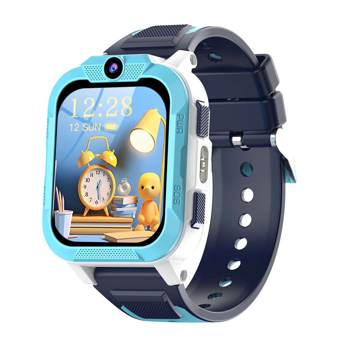 Blackview Z40 Pro Kids Smartwatch 1.83-inch TFT Screen GPS/SOS SIM 4G Smart Watch with Flashlight IP68 Waterproof Multi-wearing