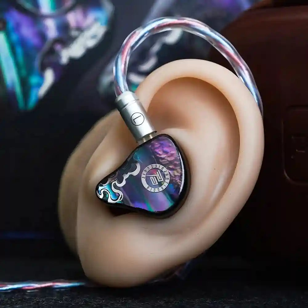 Juzear Defiant Hybrid In-Ear Monitors - 1DD+3BA Pro Studio Audio Tidesmit