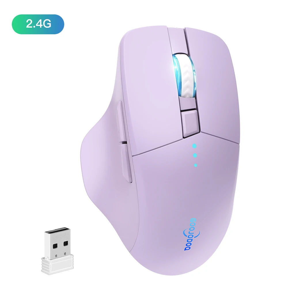 Bluetooth wireless mouse 2.4G mouse gamer 4000 DPI Optical Sensor 6 Mute Buttons For MacBook Tablet Laptop PC gaming mouse