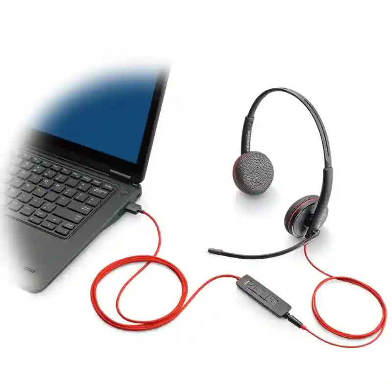 Wireless Headphones with Active Noise Cancellation - C3225 Black Tidesmit