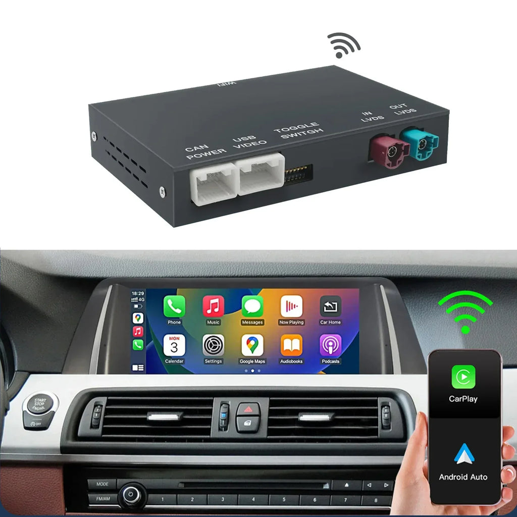 Wireless CarPlay Android Auto Adapter for BMW NBT CIC Systems My Store