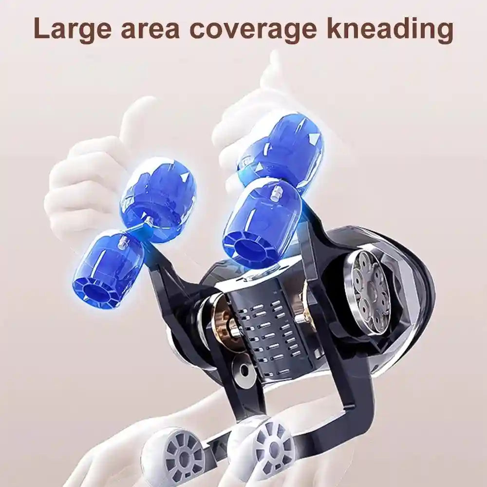 Shiatsu Deep Tissue Neck Massager with Heat Therapy - Tidesmit Ivory Massage Roller Tidesmit