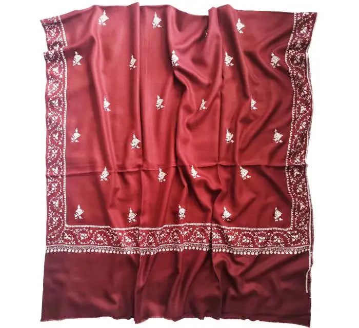 Elegant Luxury Men's Indian Muffler Scarf Stole Pure Silk Jamavar Woven Soft Shiny Patterns Skin-Friendly for Spring Wedding