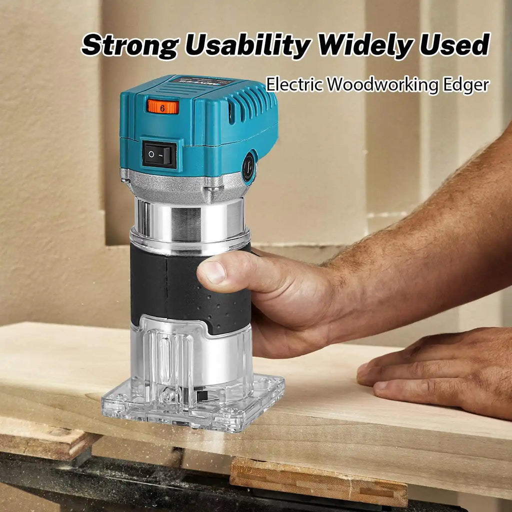 2000W Electric Trimmer Wood Milling Trimming Engraving Slotting Machine Versatile Woodworking Router Power Tool with Milling Cut