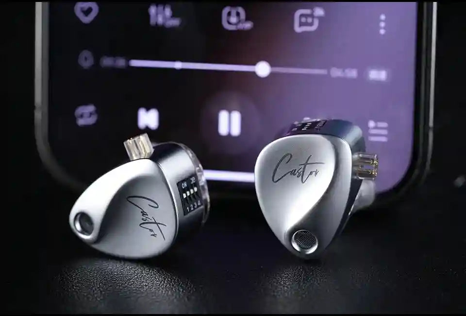 KZ Castor Tunable HiFi In-Ear Monitors | Dual-Driver Studio Precision Tidesmit