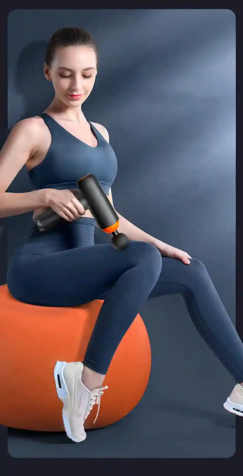 Deep Tissue Massage Gun - Portable Percussive Therapy Tool Violet Fascia Gun Tidesmit