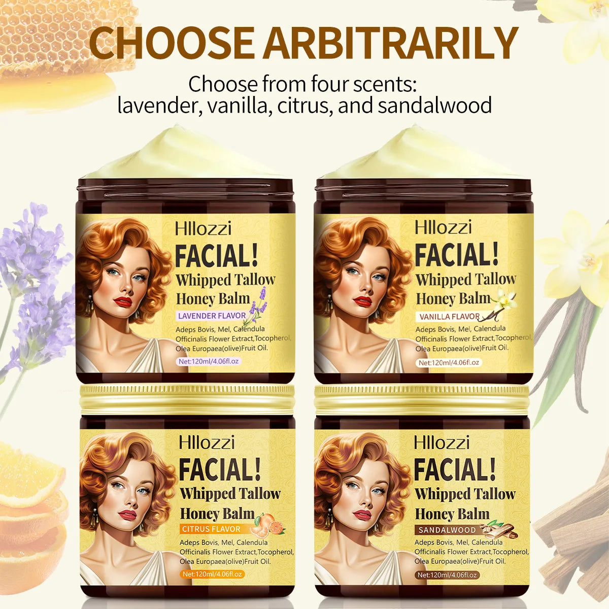 Whipped Tallow Cream, Moisturizing Face and Body Lotion, Skin Care, Lip Balm, Moisturizing,