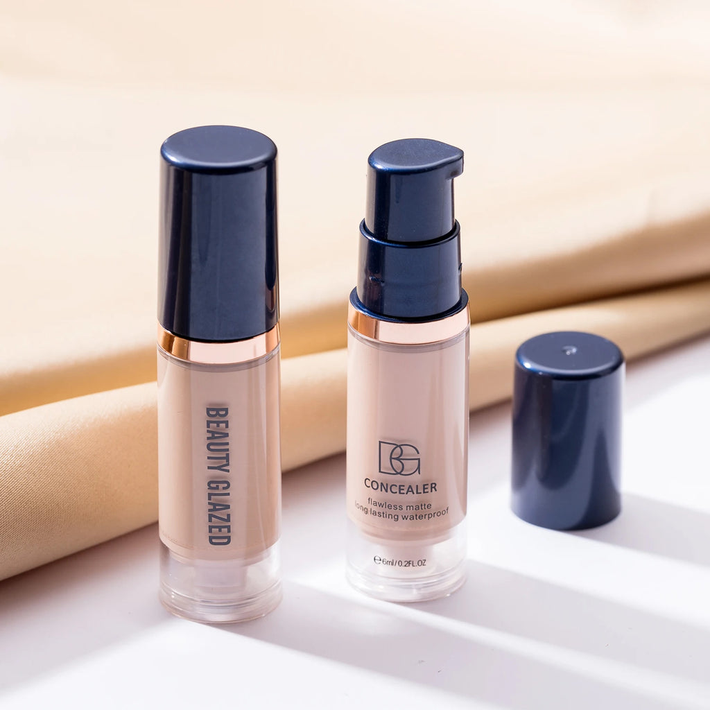 Tidesmit mini matte liquid concealer providing long-lasting waterproof full coverage for all skin types texture view