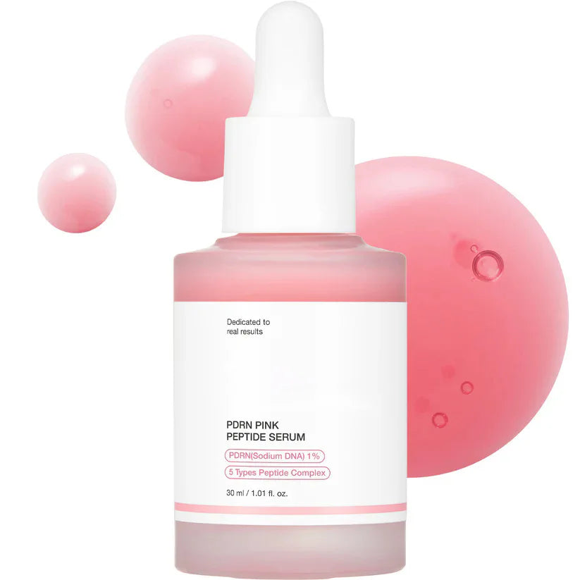 Niacinamide PDRN Pink Salmon Peptide Serum – Targets Dark Spots & Uneven Tone Hydrates Firms Smooths Fine Lines Daily Radiance