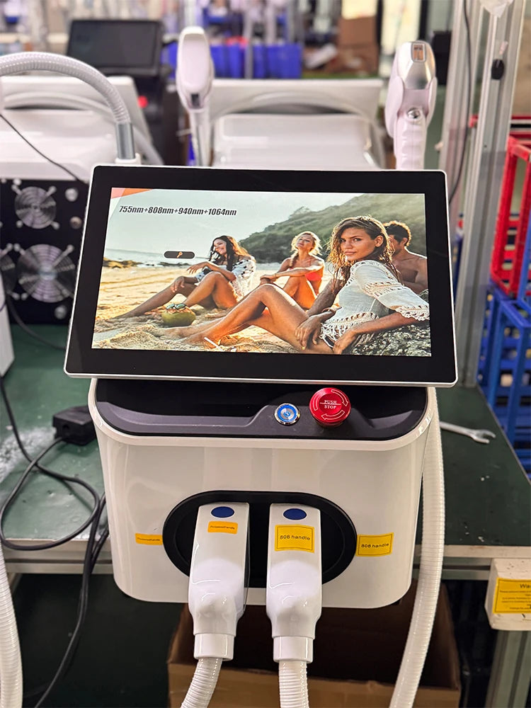 Tidesmit 4-Wavelength 4000W Diode Laser Hair Removal Machine Permanent Makeup Machines Tidesmit