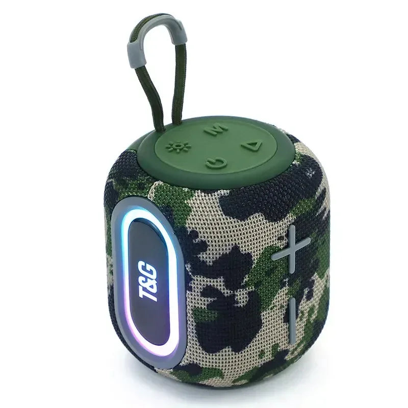 Portable Bluetooth Speaker | Waterproof Wireless Subwoofer With LED Camouflage My Store