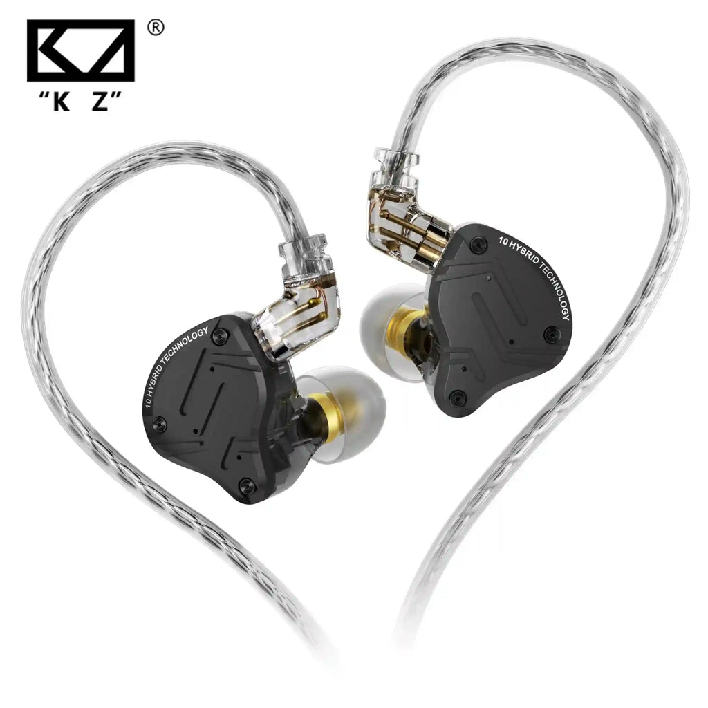 Wired In-Ear Monitors ZS10 Pro X - HiFi Studio Sound & Detachable Cable Tidesmit