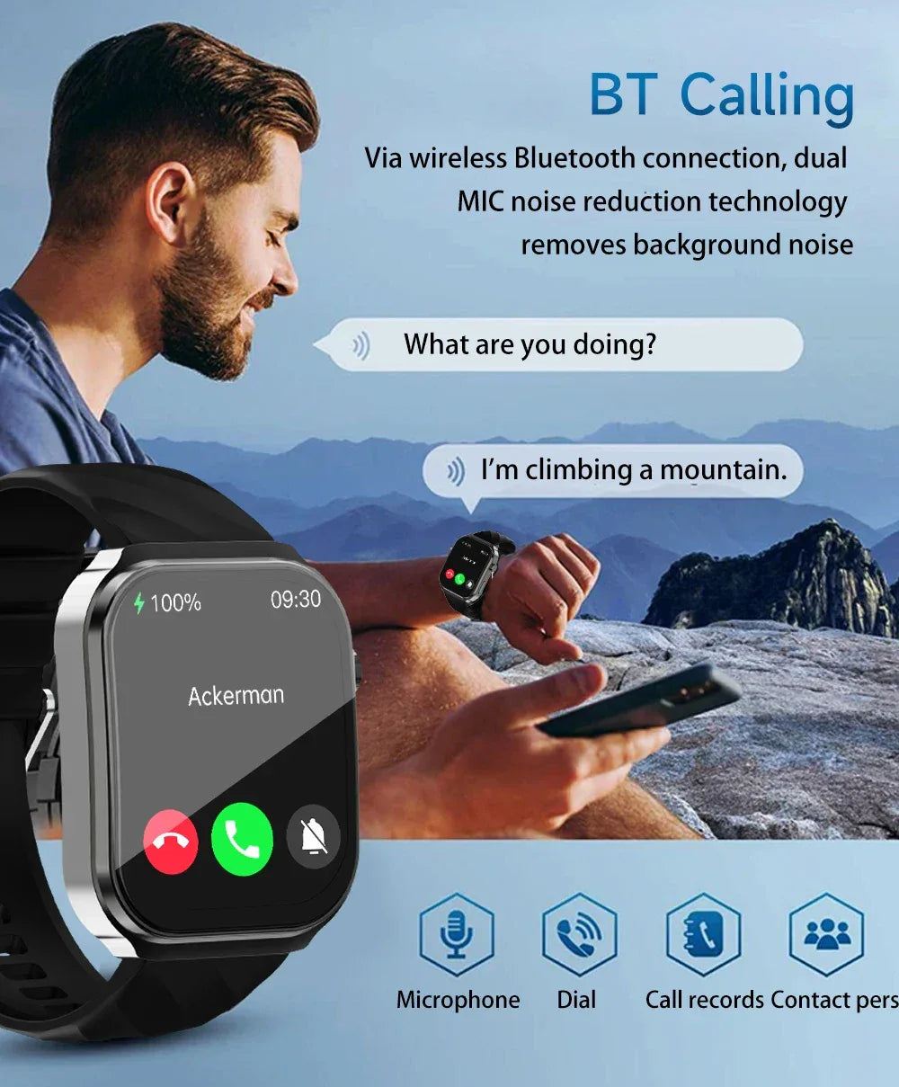 U13 Smartwatch with Body Temperature and Bluetooth Calling - Black Gold My Store