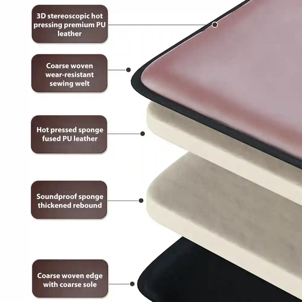 Electric Massage Mattress with Heat Therapy for Back Pain Relief (EU) Back Massage Instrument Tidesmit