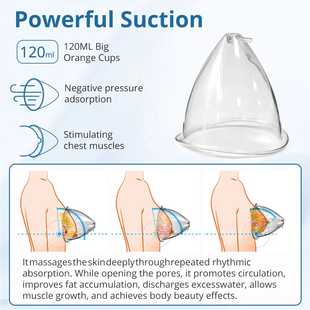 Vacuum Therapy Machine for Breast Enhancement & Body Contouring (EU Stock) Body Shaping Massage Equipment Tidesmit