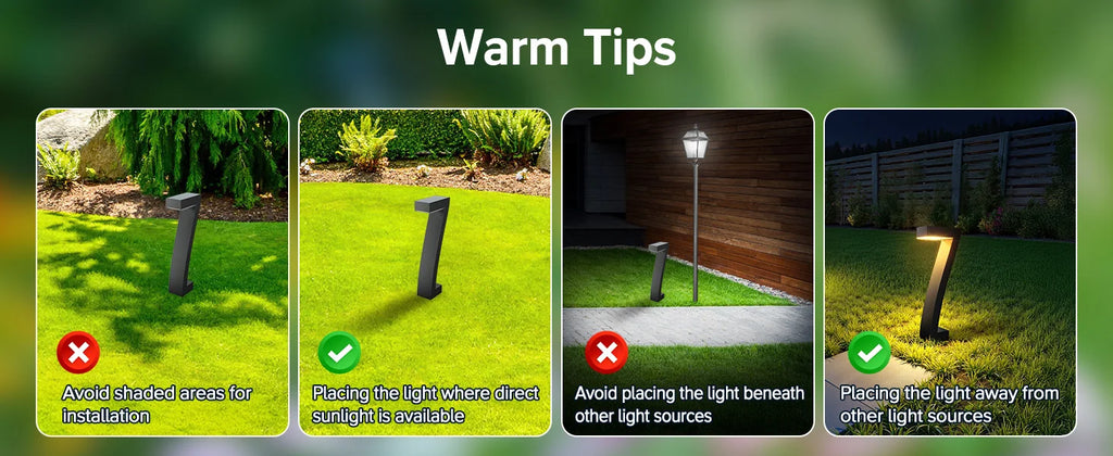 Upgraded Bright LED Solar Lights Outdoor Pathway Lights, IP65 Waterproof Solar Garden Lights for Yard Driveway Walkway Decor