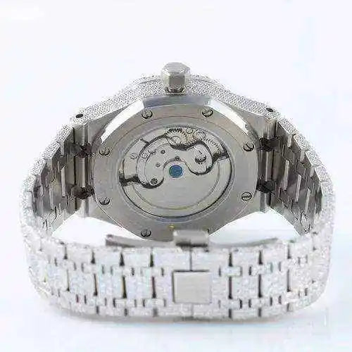 High on Demand Luxury Automatic Mechanical Moissanite Watch for Mens and Women Wear Available at Best Price