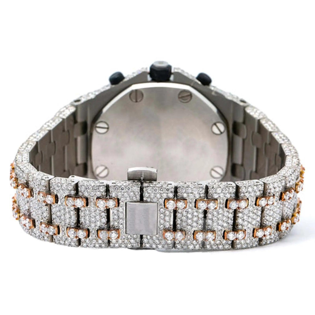 High on Demand Luxury Automatic Mechanical Moissanite Watch for Mens and Women Wear Available at Best Price