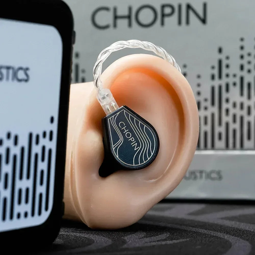 Binary Gizaudio Chopin IEMs | 1DD+3BA Hybrid HiFi Earphones | Tidesmit Tidesmit